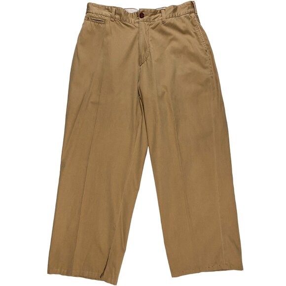 Filson Other - Vintage Filson Pleated Wide Leg Cropped Trousers Tan men's size 33x26.5